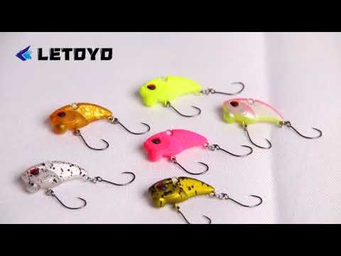 LETOYO Sinking VIB lure 28mm 2.3g Artificial Hard Baits in Freshwater Fishing Lipless crankbait wobb