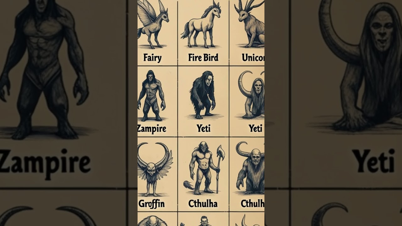 part - 1 🌎 world Mythical Creature 💀 | #shorts