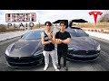 Tesla Model S Plaid Vs Tesla Model X Plaid DRAG RACE