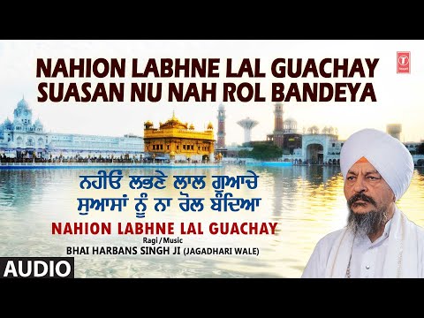 NAHION LABHNE LAL GUACHAY SUASAN NU NAH ROL BANDEYA I Shabad Gurbani I BHAI HARBANS SINGH JI I Audio