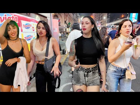 🔥 Buenos Aires After Midnight 2025! Crazy Nightlife in Argentina Today - City Tour 4K HDR