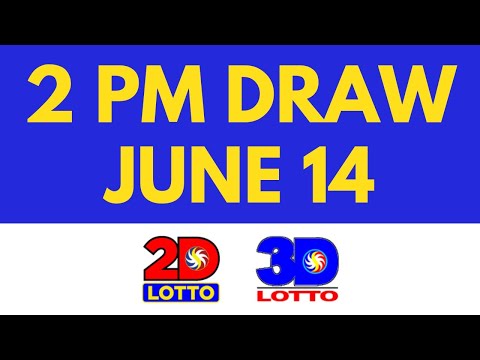 2pm Lotto Result Today June 14 2023 [Swertres Ez2]