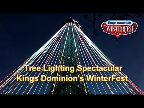 Our Kings Dominion WinterFest 2021 "Tree Lighting Spectacular" Adventure