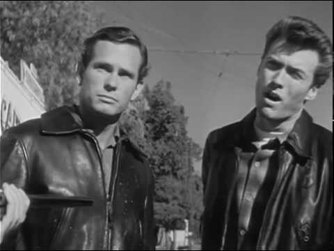 S1Ep27 Highway Patrol "Motorcycle A" with Clint Eastwood in Chatsworth