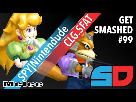 Get Smashed at the Foundry #99 - Winner Semis: SPY|Nintendude (Peach) vs CLG.SFAT (Fox/Marth)