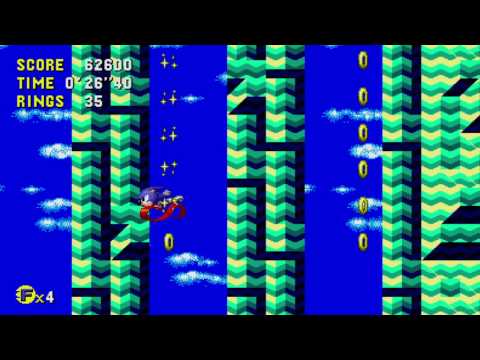Sonic CD (XBLA) - Collision Chaos: Zone 2: Good Future Playthrough (Sonic) [Original Spin Dash]