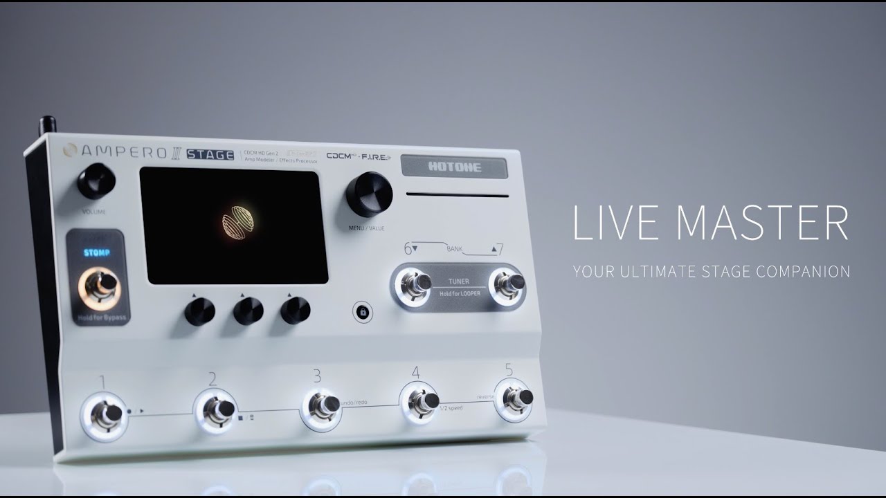 Hotone launches next-generation Ampero II Stage multi-FX Hotone launches next-generation Ampero II Stage multi-FX