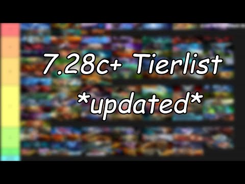 LoL Player Makes PERFECT Dota 2 Tier List (patch 7.28c+) *UPDATED*