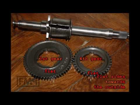 vespa PX LUSSO DRIVESHAFT assembling & servicing /  FMPguides