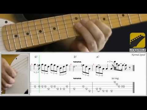 Robben Ford inspired easy blues lick of the day #28 + BLUES GUITAR SOLOIST android app - Otto Reina