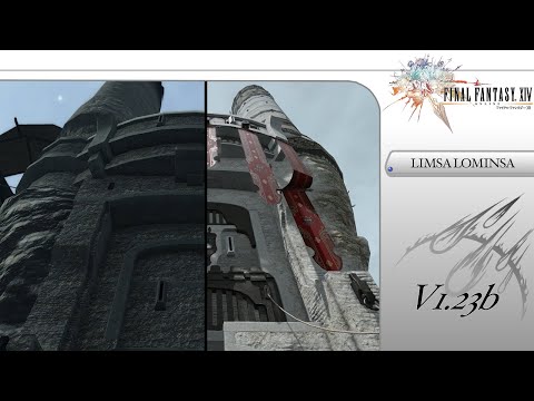 Final Fantasy XIV v1.23b: Limsa Lominsa Comparison (1.0 to ARR)