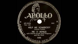 Music video thumbnail preview for 1953 The “5” Royales - Help Me Somebody (#1 R\u0026B hit) by The “5” Royales