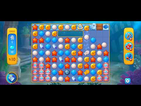 Fishdom Easy Level 11453 (with ingame lightning and bomb boosters) @choraelmin