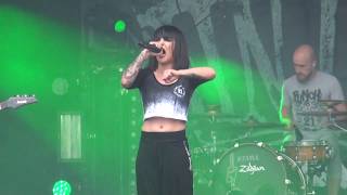 Jinjer - &quot;Sit Stay Roll Over&quot; live @ Nummirock 23.6.2017