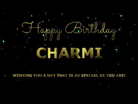 Happy Birthday Charmi