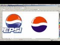 Pepsi Logo in CorelDRAW X4 