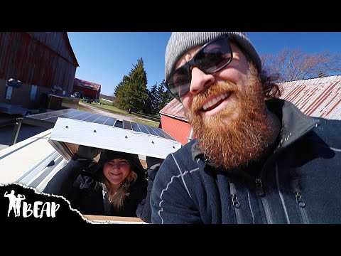 Banging Off Some Necessary Skoolie Build Projects (PLUS Love Nest Ceiling)