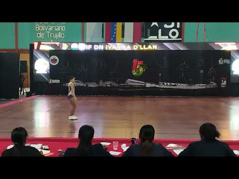 IVANNA D'LLAN 3ER LUGAR campeonato nacional GIMNASIA AERÓBICA CUERPO ELÁSTICO VALERA TRUJILLO 2024