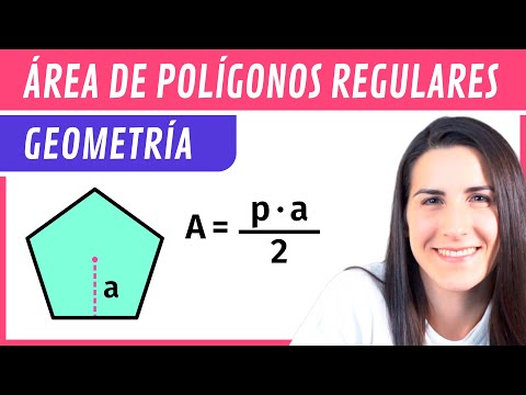 ÁREA de POLÍGONOS REGULARES 📝 Figuras Planas