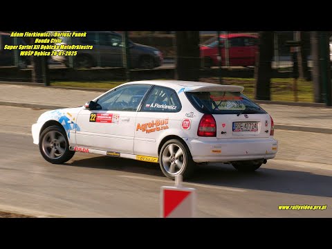 A. Florkiewicz /D.Panek -Honda Civic- Super Sprint XII Dębicka MotoOrkiestra WOŚP Dębica 26-01-2025