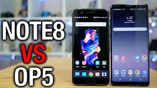 Samsung Galaxy Note8 VS OnePlus 5: Twice the price, twice as nice?