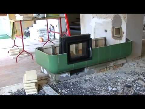 So entsteht ein moderner Kachelofen - hallach fertigt einen modernen Stylo - Kachelofen von Poli