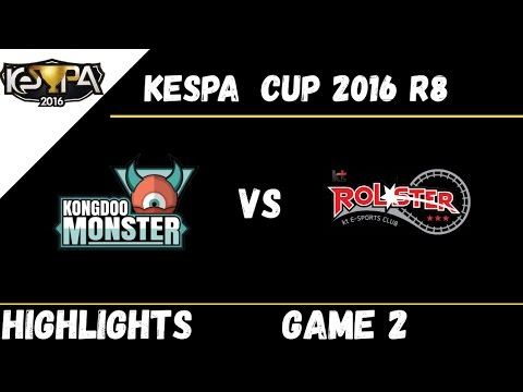 KDM vs KT | Game 2 | Highlights Kespa Cup 2016 R8 Kongdoo Monster vs KT Rolster