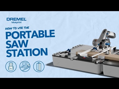 How to Use the Dremel Blueprint Portable Saw Station (CS12V-S1C)