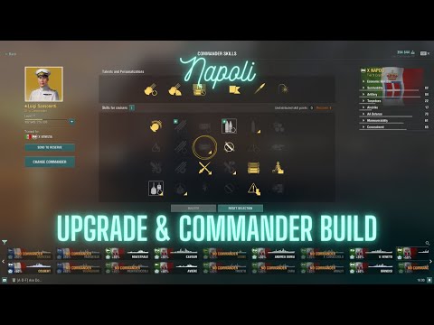 World of Warships - Napoli: Upgrade & Commander Build