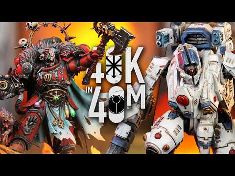 Huron has arrived! Red Corsairs vs T'au Empire. Warhammer 40k in 40m Battle Report