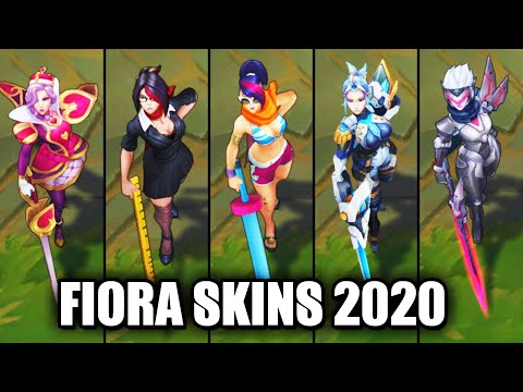 All Fiora Skins Spotlight 2020 (League of Legends)