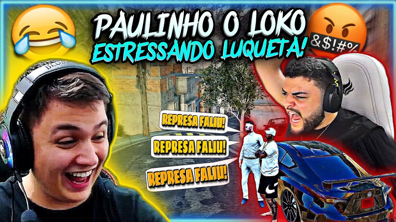 🤣REPRESA (GROTA) FALIU E PAULINHO O LOKO FAZ 