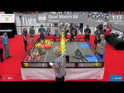 2017 Worlds - Innovate Q66 - BNS vs VEXLB6 - 22 to 21