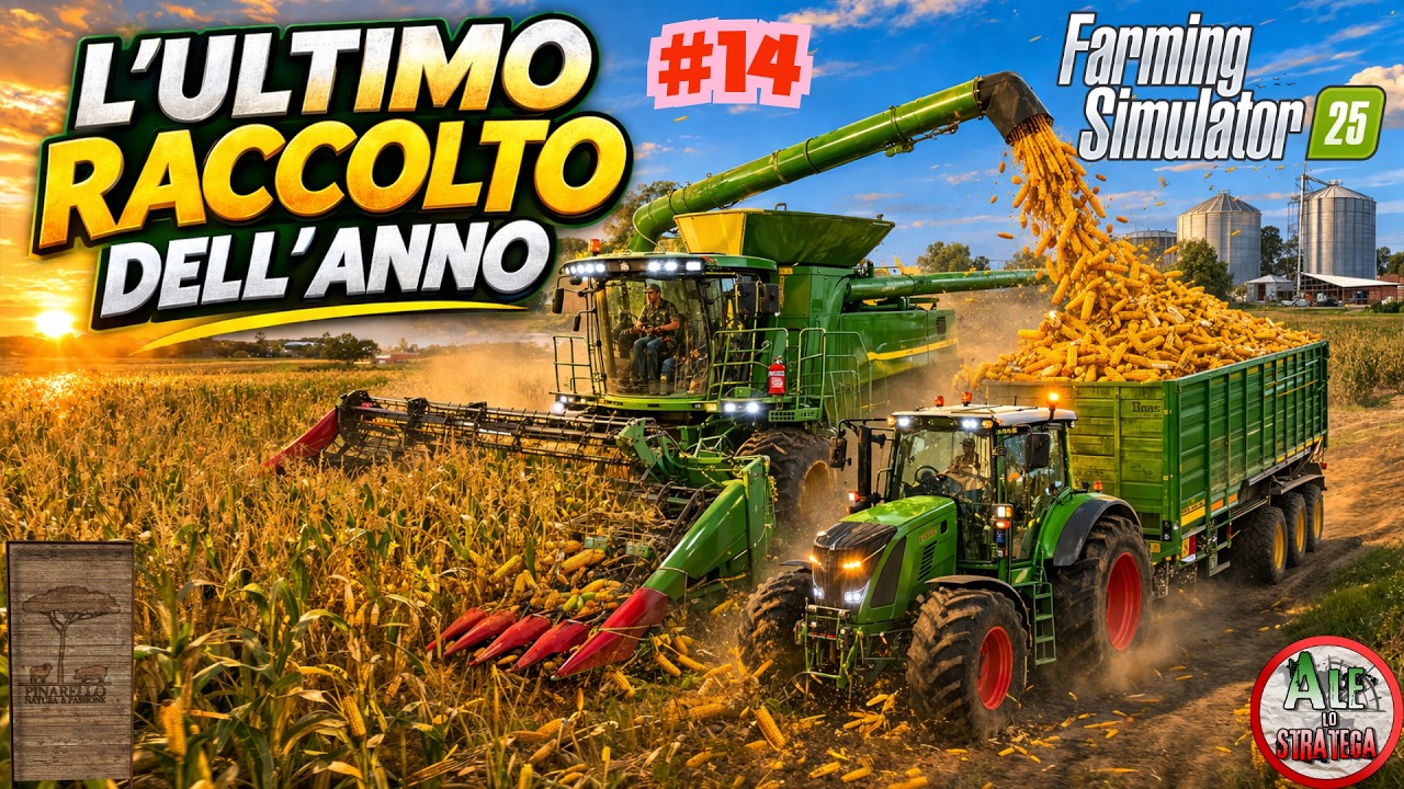 L'ULTIMO RACCOLTO DELL'ANNO || FARMING SIMULATOR 25 gameplay ITA || ETRURIA #14