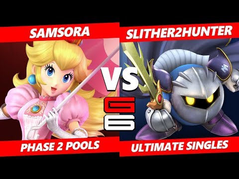 Genesis 6 SSBU - eU | Samsora (Peach) VS Slither2Hunter (Meta Knight) Smash Ultimate R2 Pools