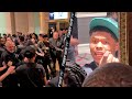 CRAZY BRAWL BREAKS OUT AT THE SHAKUR STEVENSON POST FIGHT PRESSER AS FAMILY CLASH WITH MGM SECURITY