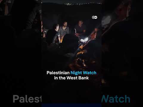 Palestinian night watches in West Bank | DW News