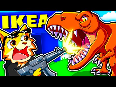 CACCIA AL T-REX GIGANTE NELL'IKEA SU TEARDOWN! HO TROVATO L'ENTRATA SEGRETA PER LE BACKROOMS!