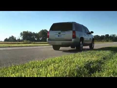 2011 Suburban with SLP resonator delete and Airaid Jr intake tube, AEM filter. Rev and drive by's