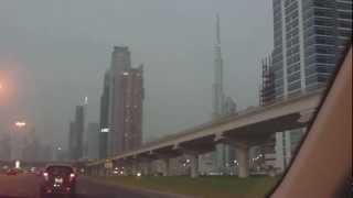 preview picture of video 'Dubai- Towers at Sheik Zayed Road from Marina to Downtown Burj Khalifa an other taxi ride'