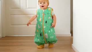 Koala CELOROČNÍ PROTISKLUZOVÝ spací pytel s nohavičkami a s ODEPÍNACÍMI RUKÁVY 90cm