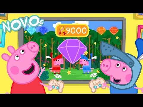 Peppa Pig Português Brasil 🐉 O Dragão Voador 🎮 NOVO Contos da Peppa Pig