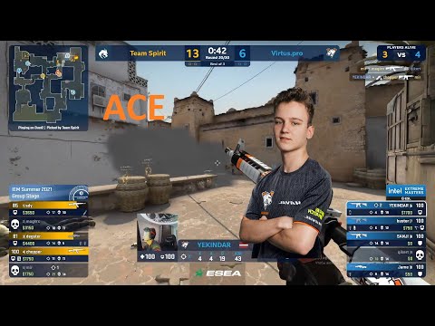 YEKINDAR MAKES THE ACE ! NEW NIP PLAYER MAKES -4 | BEST MOMENTS CSGO