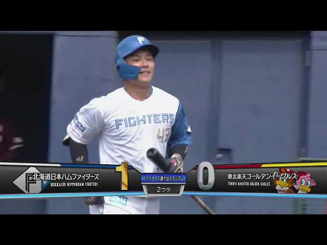 【ファーム】先制アーチ!! ファイターズ・水野達稀がライトスタンドへ第4号ソロホームラン!! 2022年9月11日 北海道日本ハムファイターズ 対 東北楽天ゴールデンイーグルス