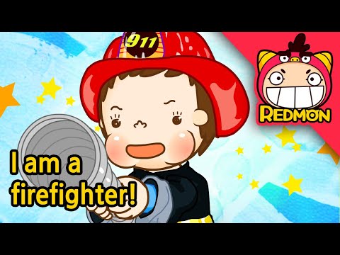 I am a firefighter! | Role Play feat. Thomas | kids animation | REDMON