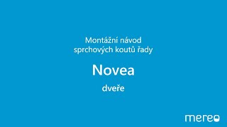 MEREO Sprchové dveře, Novea, 120x200 cm, chrom ALU, sklo Čiré, levé provedení (CK10411ZL)
