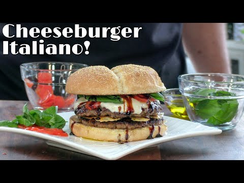 Cheeseburger Italiano Recipe | Italian Cheeseburger | How to Make a Cheeseburger | Ballistic BBQ