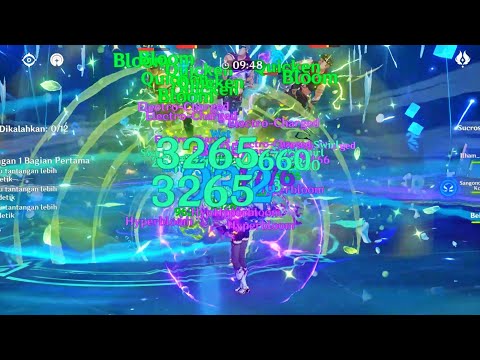 When the gameplay is too easy.. | One of the Strongest (if not strongest) Sucrose Hyperbloom Team