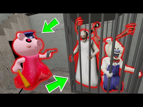 Piggy Jail vs Granny, Siren Head, Ice Scream - Funny Horror Animation Parody (Part 48)