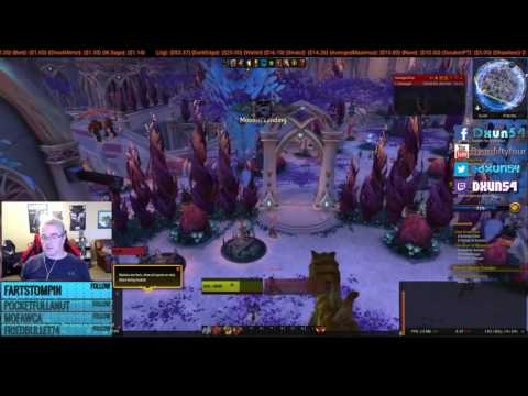 DXUN54 WoW - Legion T-Rex World Quest best spot.